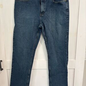 Urban Pipeline Men's Dark Blue Straight Jeans